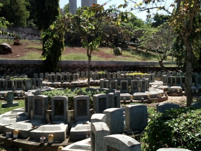 Một góc nghĩa trang Quóc tế đồi 82 Tây ninh